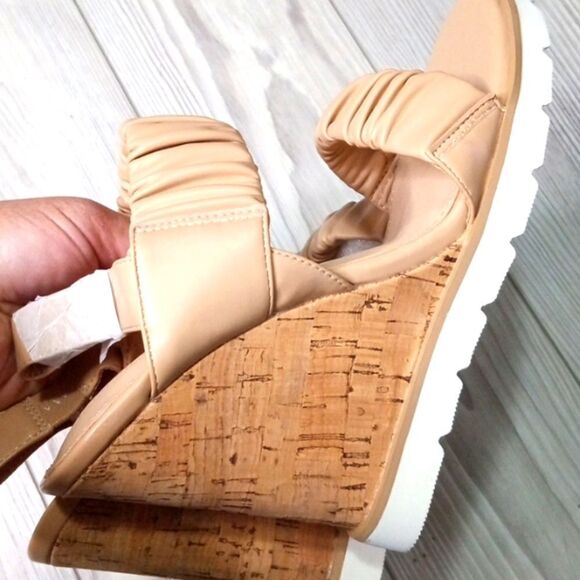 (57-3704) PIEPIEBUY Womens Open Toe Platform Wedge Sz 7 - Picture 3 of 10